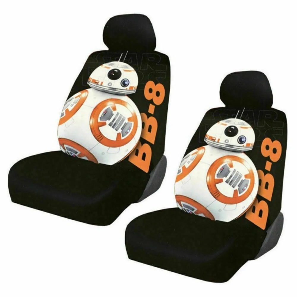 Disney Plasticolor Star War (2) Front Seat/Headrest Cover